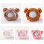 Soft Fluffy Pet Dog Hat Solid Pink Warm Hats For Cats Autumn Winter Bear Pet Head Accessories Cosplay Christmas Kitten Supplies