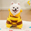 Cute Bee Cosplay Winter Clothes for Small Dogs Thick Flannel French Bulldog Cat Overalls Christmas New Year Pet Puppy Outfits