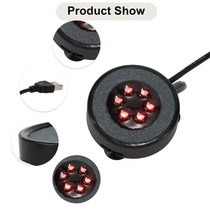 UXCELL LED Aquarium Air Bubble Light 6 Lamp Beads 16 Color Fish Tank Light  1 Set  Fish and Aquatic Pet Supplies