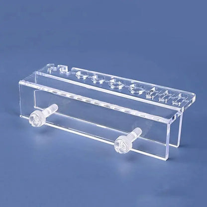Transparent Acrylic Aquarium Bracket Holder for Scissor Tweezers Shovel Kit Water Tubes Fixed Clip Aquarium Maintenance Tools