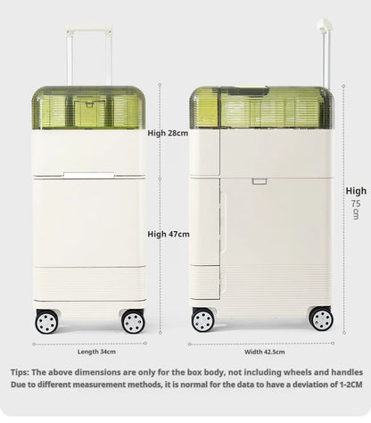 Cat bag portable cat backpack pet trolley case large capacity suitcase