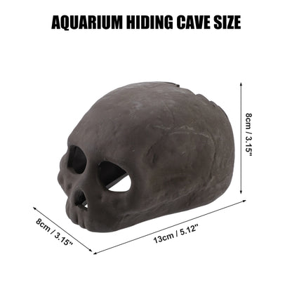UXCELL Aquarium Hideaway Rock Cave Decoration Parts Resin Fish Shrimps Shelter Pottery House Canister Fish Tank Accessories