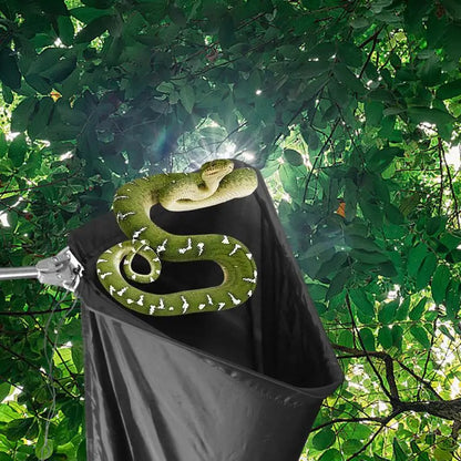 Snake Catcher Grabber Extendable Snake Stick with Bag Safe Reptile Grabber Long Reach Tool for Rattlesnake Reptile Snake Hook