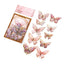 5Style 20pcs/pack INS Butterfly PET Sticker Pack Ice Crystal Laser Gold DIY Handbook Decoration 3D Scrapbook