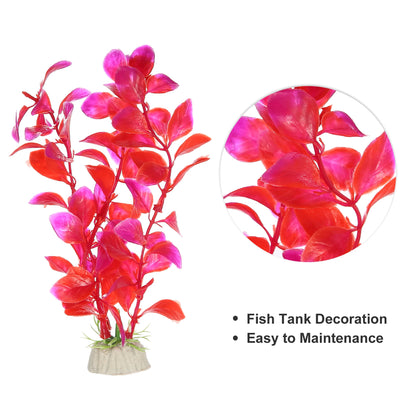 UXCELL Aquarium Ornament Artificial Plants Grass Plastic Seaweed Aquatic Viewing Plant For Fish Tank Landscape Decor Accessories