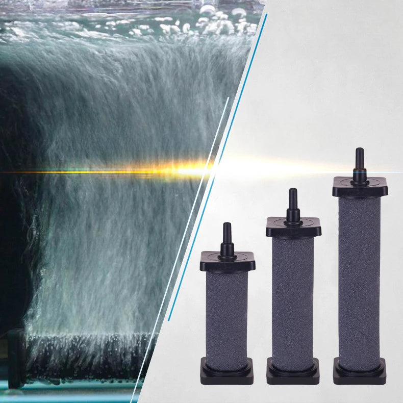 Air Stone Cylinder Bubble Diffuser Airstones for Aquarium Fish Tank Oxygen Pump Hydroponic Systems Fish Tank Accessories