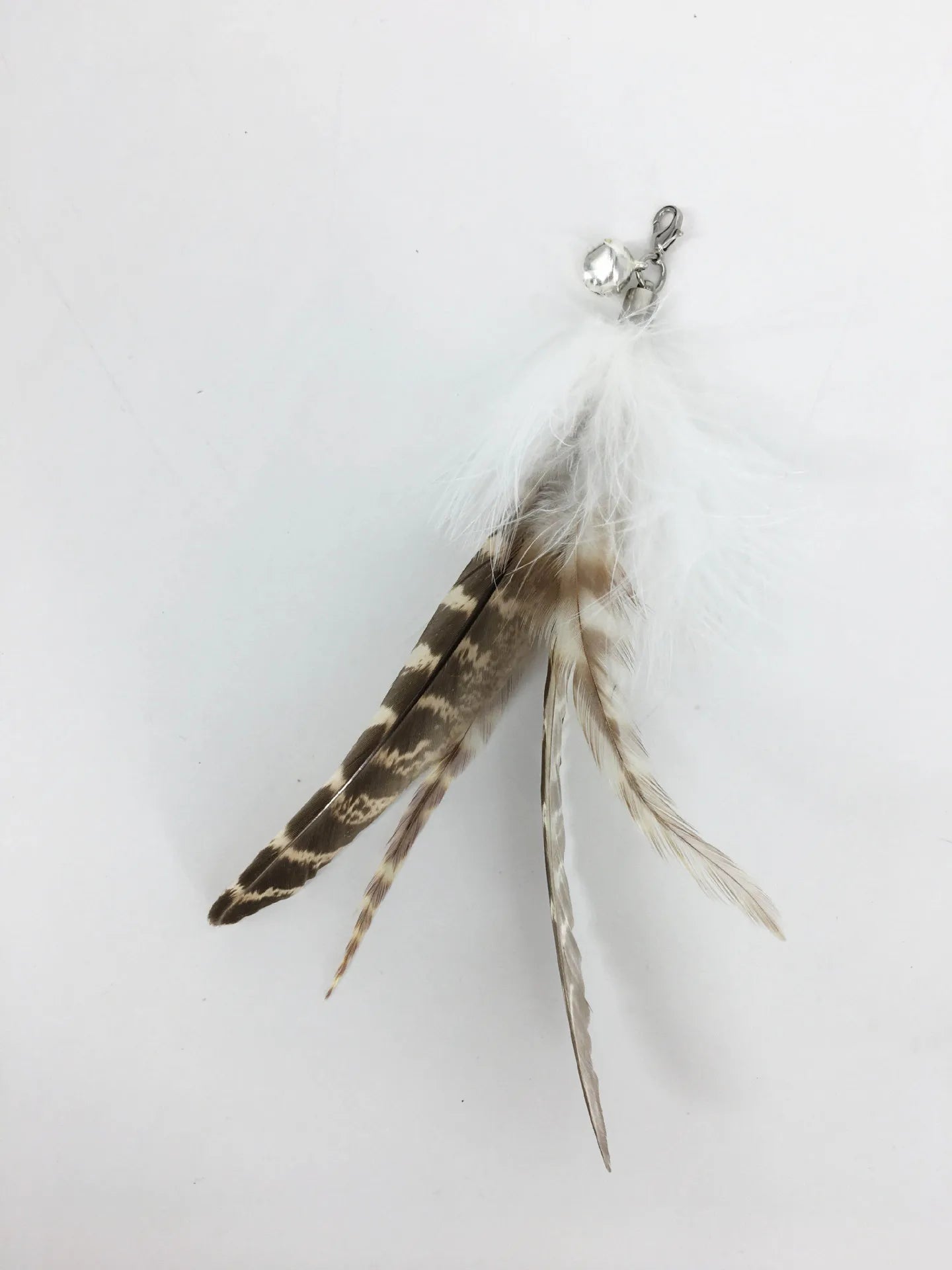 Interactive Cat Toy Handfree Cat Stick Playing Kitten Playing Teaser Wand Toy Suction Cup Bird/Feather Cat Wand Pet Supplies