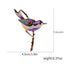 Enamel Bird Brooches for Women Rhinestone Sparrow Pins Magpie Badge Office Party Friend Gifts Accessories