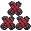 Anti-Slip Dog Socks Adjustable Pet Non-Slip Paw Protection with Paw Pattern for Puppy Dog Indoor Traction Control Wear on Floor