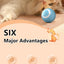 Cat Interactive Ball Smart Pet Cat Toys Indoor Automatic Rolling Magic Ball Electronic Interactive Cat Toy Cat Game Accessories
