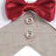 High Quality Puppy Big Dog Bibs Triangle Scarf Handsome Pet Wedding Suit Neck Accessories for Small Medium Dogs mascotas Costume