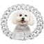 Dog Chain Diamond Cuban Collar,with Design Secure Buckle,Walking Metal Chain Collar,Pet Cat Cuban Collar Jewelry Accessories