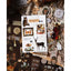 JIANQI 20 pcs PET Die cut Stickers book Plant Flower Label Decorative handmade Scrapbooking Material Diary Album Craft Supplies
