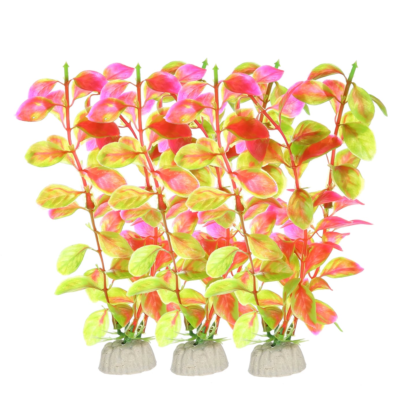 UXCELL 3/4/5/6/8/9 Pcs Artificial Aquarium Plants Grass Water Weeds Ornament Fish Tank Plant Flower Grass Decor Accessories