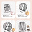 Hamster Running Wheel Bearing with Bracket Gold Wire Mouse Honey Squirrel Super Silent Nail Grinding Hedgehog Pet Toy Supplies