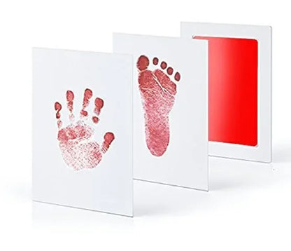 2/4pc Baby Handprint Footprints Ink Pads Safe Non-toxic No-Touch Skin Inkless Inkpad Kits Pet Cat Dog Paw Prints Souvenirs Gifts