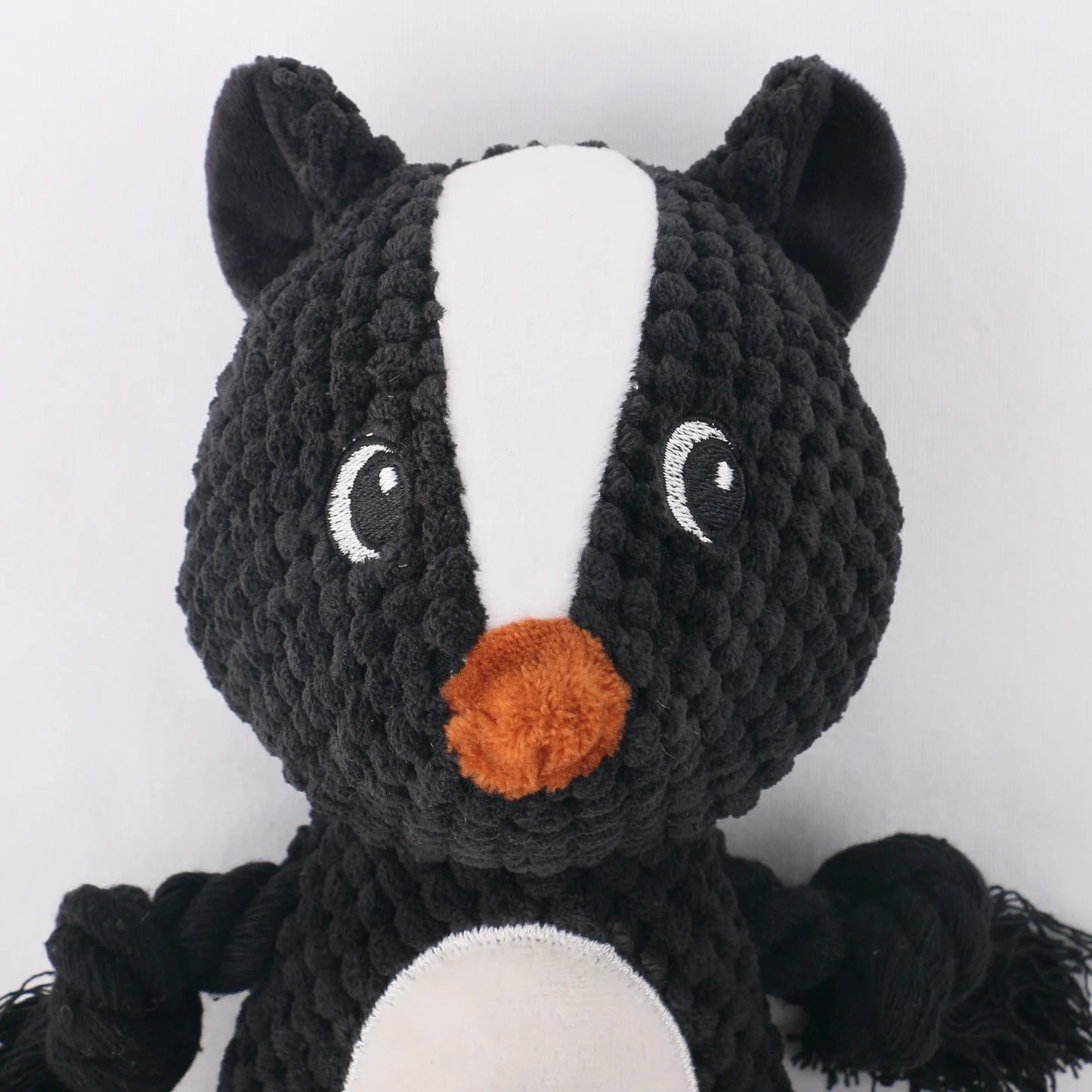 Dog Plush Toy Products Bite-resistant Plush Stuffed With Squeaky Tibetan Food Interactive Pet Dog Toy Skunk Fleece Squeak Toys