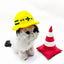 Hats For Dogs Dog Puppy Cat Engineering Hat Adjustable Breathable Outdoor Sports & Engineer Hats Sun Protection For Festival