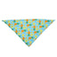 Cartoon Food Print Triangle Dog Collar Bandana Polyester Fade Resistant Pet Accessories Neck Scarf Small Dog Pet Supplies New