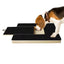 Dog Nail Scratch Board Adjustable Wooden Scratching Board with Built-in Treat Box Dog Nail File Board Self Scratcher Toy