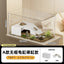 Large Transparent Turtle Tank with Basking Platform High Definition PET+ABS Plastic Anti Drop Aquarium Fish Tank Reptiles Box