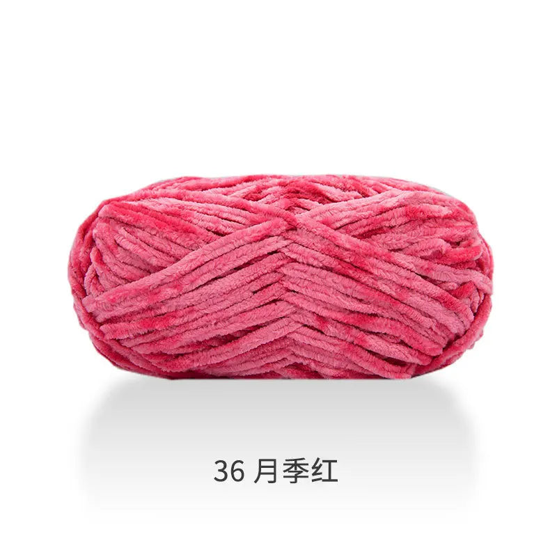 Ruyi bird warm fleece thick wool handmade DIY crochet woven golden velvet hook shoe thread wool ball