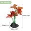 UXCELL Aquarium Plastic Plants Reptile Plant Decoration Artificial Grass Ornaments for Aquarium Fish Tank for Aquatic Pet