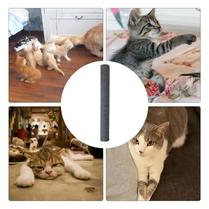 Cat Scratcher Wall Mount Cat Scratching Pad Self-Adhesive Interactive Toys Vertical Scratcher for Small Medium Cats Pets