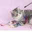 1 PC Teasing Cat Stick Outside Teasing Cat Toys Teasing Cat Teasing Dog Toys Teasing Cat Stick Interactive Fun Pet Supplies