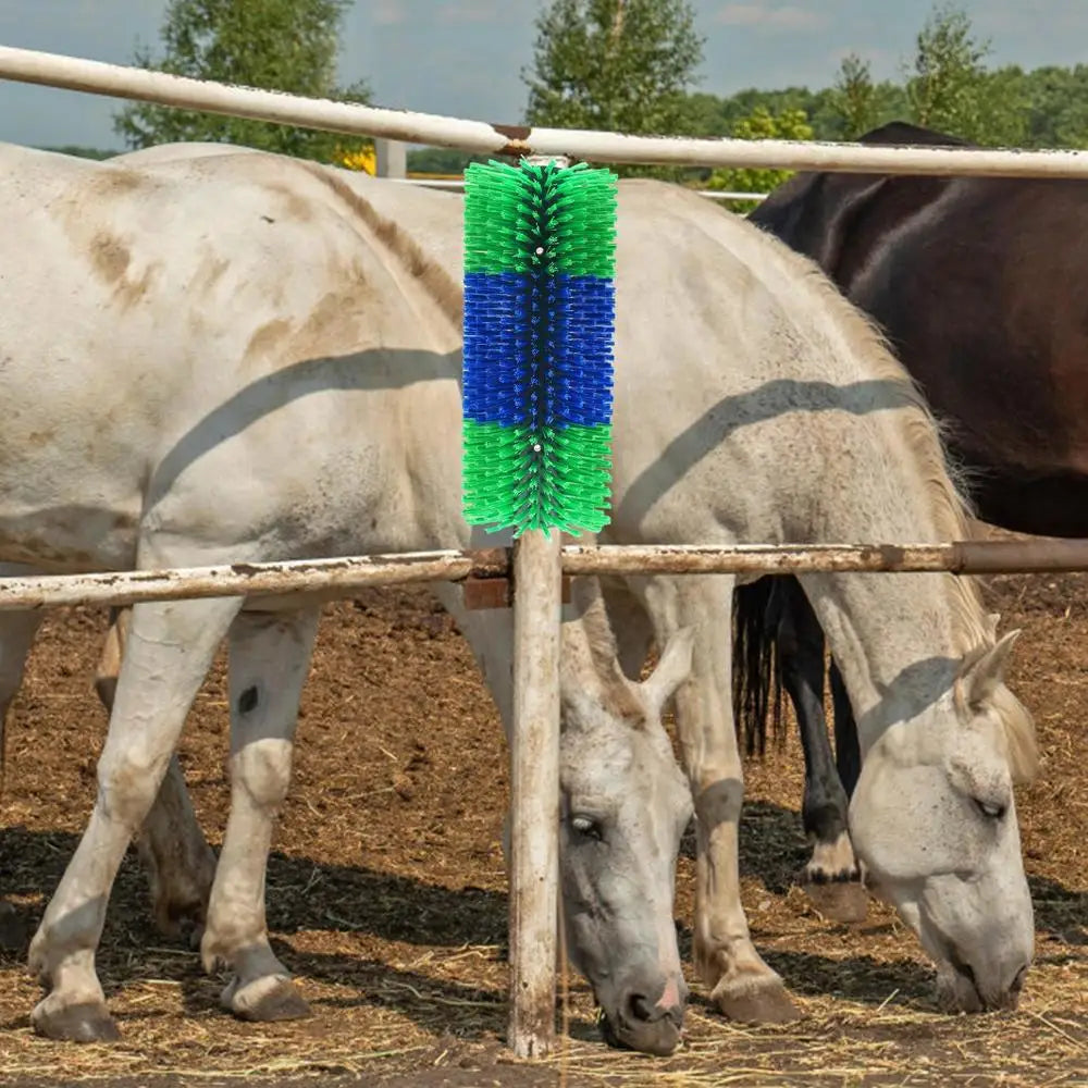 Livestock Scratch Brush Massage Grooming Brush Cow Brush Cattle Brush Horse Cow Scratcher Livestock Brush for Horse Cattle Sheep