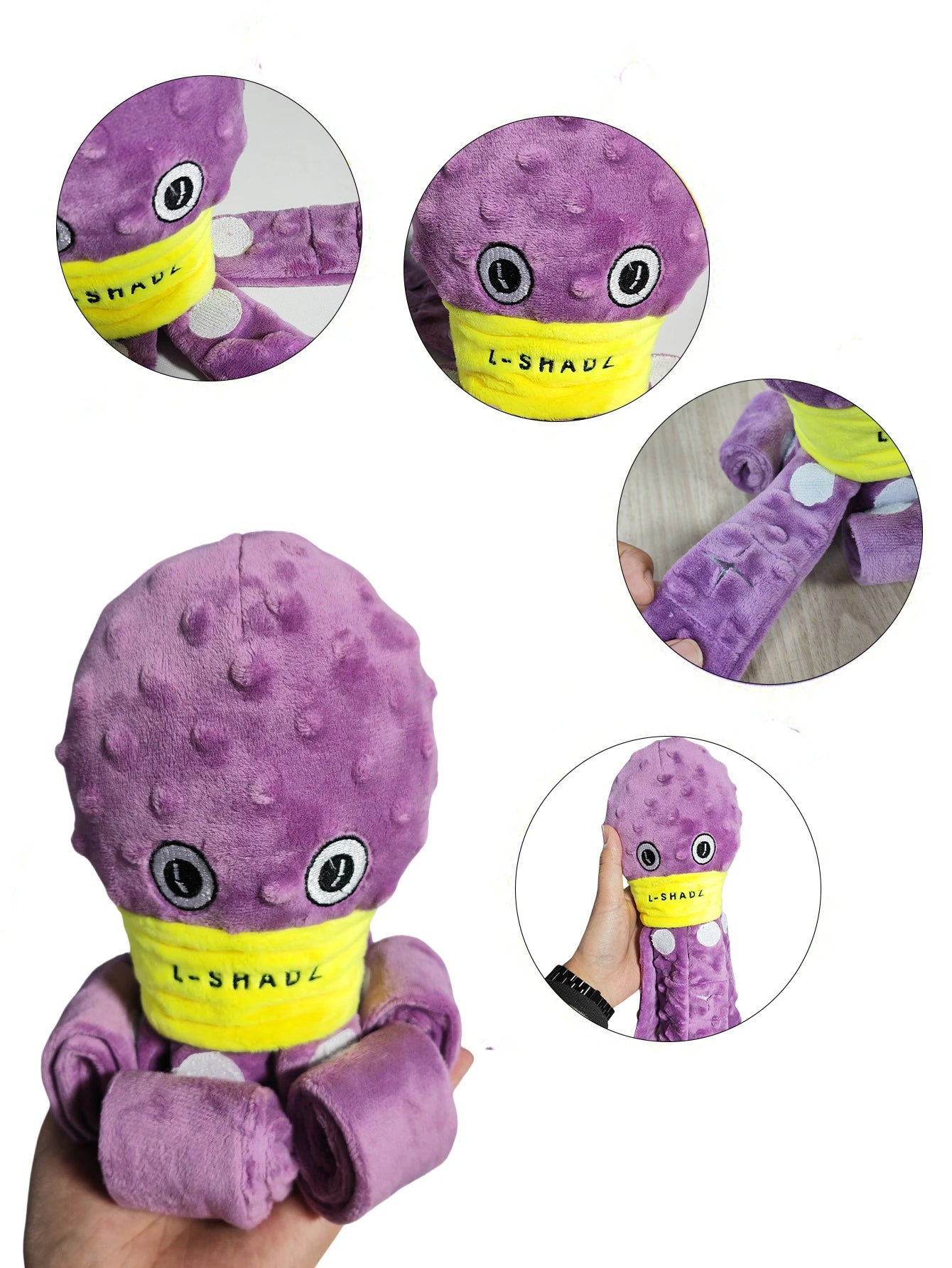 Dog Enrichment Toys，Octopus Dog Toys，Dog Snuffle Toy，Helps pets eat slowly, Dog Puzzle Game Interactive Toy，Slow Feeder Game