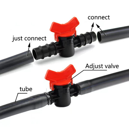 5/8/10/12/16mm Aquarium Air Water Regulator Flow Tube Pipe Divider Adjustable Water Pump Filter Volume Control Valve Check Valve