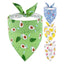 Fruit Dog Bandana Triangle Scarfs Bibs with Cute Fruit Pattern Cartoon Dog Triangle Bib Fruit Print Pet Neckerchief for Pet Dog