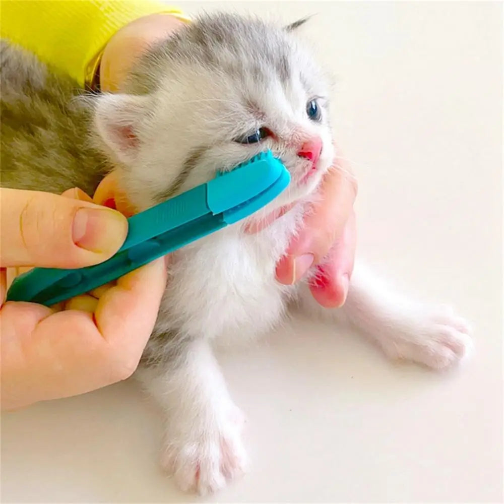 Pet Eye Comb Brush Tear Stain Remover For Cats Cleaning Grooming Comb For Small Dogs And Cats Flexible Silicone Design Soft
