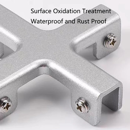 Glass Clamp Combination Fixing Clip for Showcase Fish Tank Cabinet Garden Fence Ceramic Tile Splicing DIY Panel Reinforced Clip