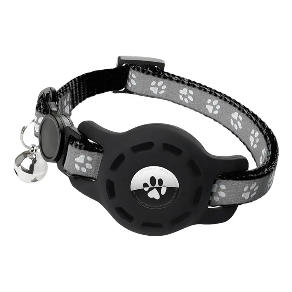 Reflective Cat Collar Pet Cat Adjustable Vest Anti-Lost Safety Release Buckle Cat Neck Waring  with Removable Bell for Camping