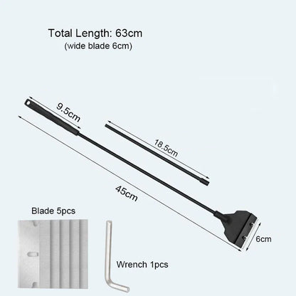 Wide Blade 6cm Light Weight Aquarium Algae Remover Scraper Blade Fish Tank Aquatic Water Plant Grass Cleaning Tools Accessories