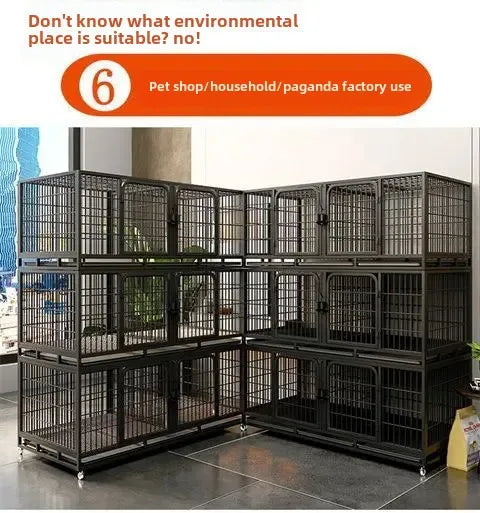 Cat cage breeding  pairingbreeding  breeding  three-layer display cage rabbit puppy