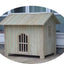 Outdoor solid wood preservative wood kennel with doors and windows kennel cat house pet house cat kennel carbonize