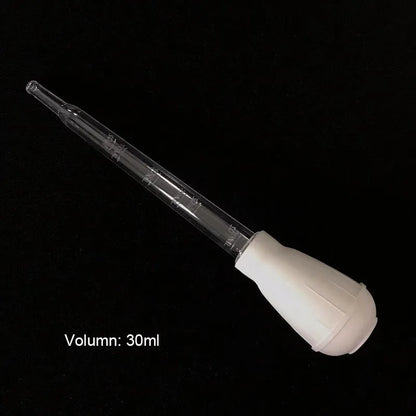 30ml Aquarium Clean Tool Pipette Fish Tank Siphon Pump Water Changer Aquarium Accessories with Extension Tube Four Colors