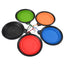 Pet Dog Collapsible Bowl Folding 350ml Silicone Bowl Outdoor Travel Portable Puppy Food Container Feeder Dish Bowl Pet dog bowls