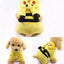 pawstrip Small Dog Clothes Warm Winter Pet Dog Jumpsuit Puppy Fleece Hoodie Chihuahua Small Medium Dog Warm Outfit Kitten Jacket