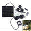 Mini Solar Fountain Pump 1.2W Power Board Kit Solar Panel Water Pump for Garden Pool Fountain Indoor Bird Bathroom Outdoor