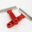 Dog Rake Deshedding Dematting Brush Comb Undercoat Rake for Dogs Cats Short Long Hair Pet Brushes Shedding with Double Row Pins