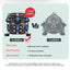 MIUS C Series Reptile Mister Fogger Terrariums Humidifier Rainforest High Pressure Silent Pump Fog Machine Sprayer System