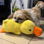 Pet Plush Toy Calming Duck Plush Toy Calming Duck Dog Toy Pet Teeth Cleaning Chew Pillow Toy Puppy Plush Pillow Toy Pet Supplies