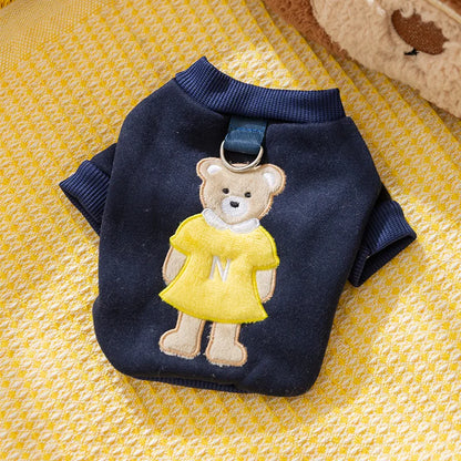 Winter Clothes for Dogs Pet Warm Dog Hoodies Letter Pullover Dog Coat New Cat Clothing Chihuahua French Bulldog Puppy Sweatshirt