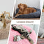 40-90cm Round Pet Bed for Large Dog Bed Super Soft Cat Bed Long Plush Dog House for Medium Dog House Winter Warm Sleeping