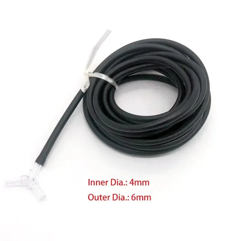 1m/3m/5m/10m/20m Aquarium Oxygen Pump Hose Air Bubble Stone Aquarium Fish Tank Pond Pump Tube 4*6mm Food Grade Material Tubes