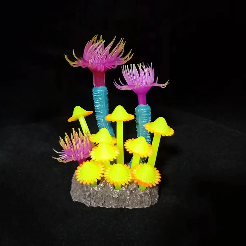 Artificial Underwater Coral  Aquarium Fish Tank Simulation Decoration Aquarium Backgrounds Plants Water Grass Accessories Home